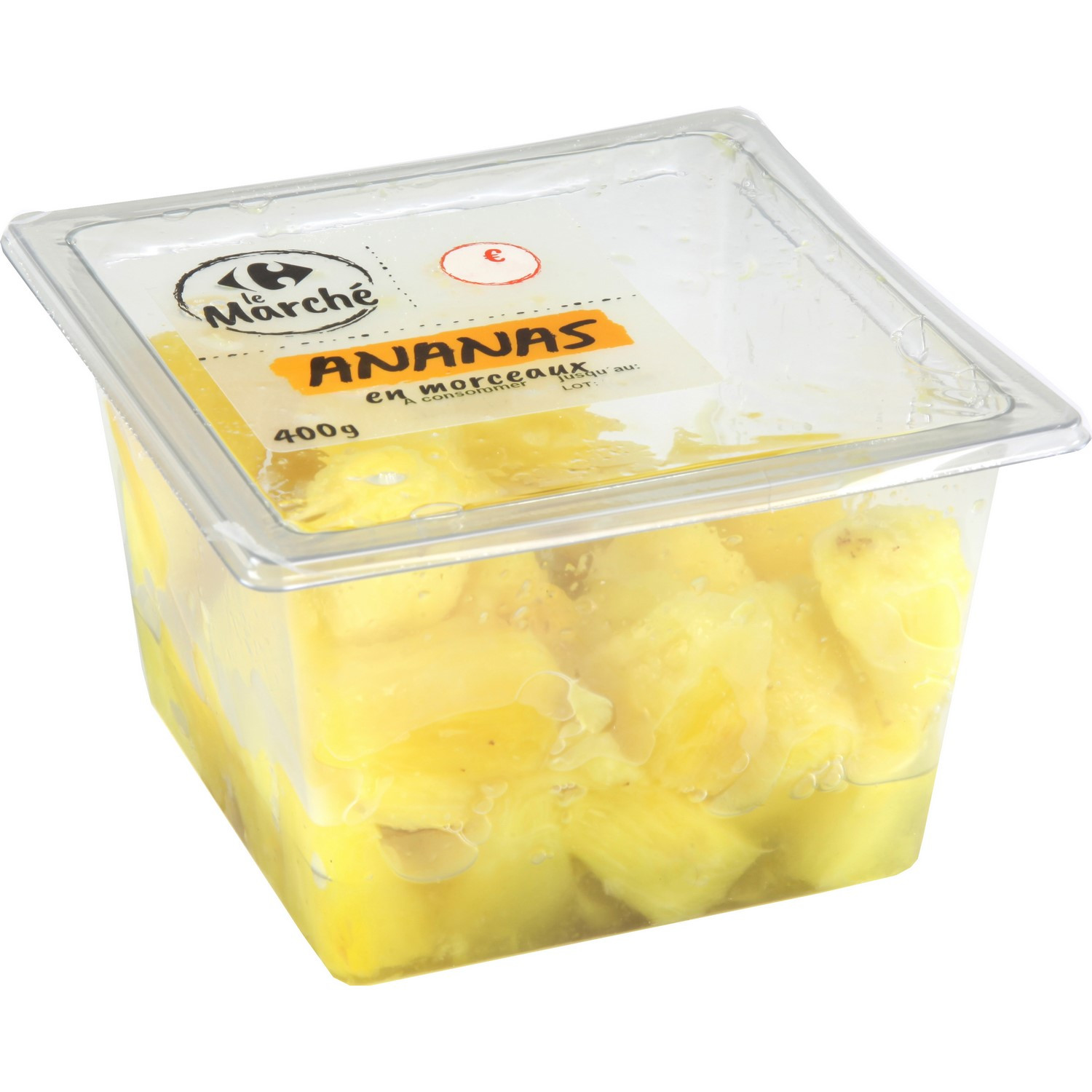 CARREFOUR LE MARCHE Ananas en morceaux CARREFOUR LE MARCHE code EAN 3560071434977 