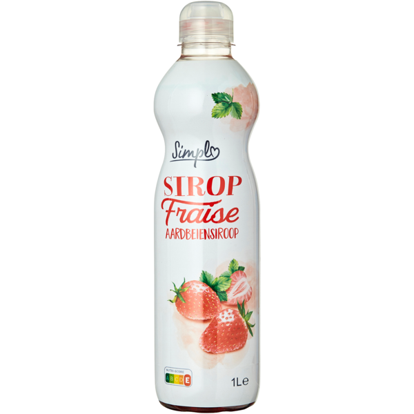 SIMPL Sirop de fraise code EAN 3560071439781 