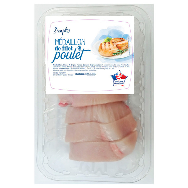 Médaillons de poulet 