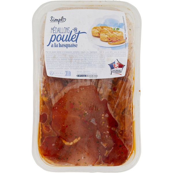 Médaillons de poulet 