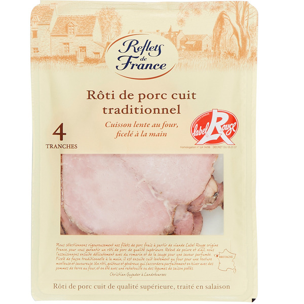 Rôti de porc cuit Label Rouge