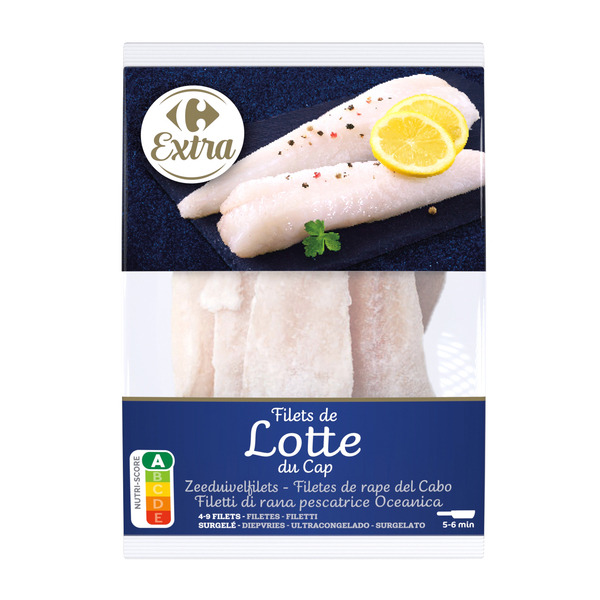 Filets de Lotte du Cap surgelés