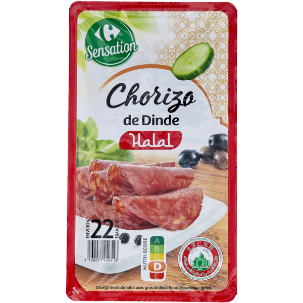 Chorizo de Dinde Halal