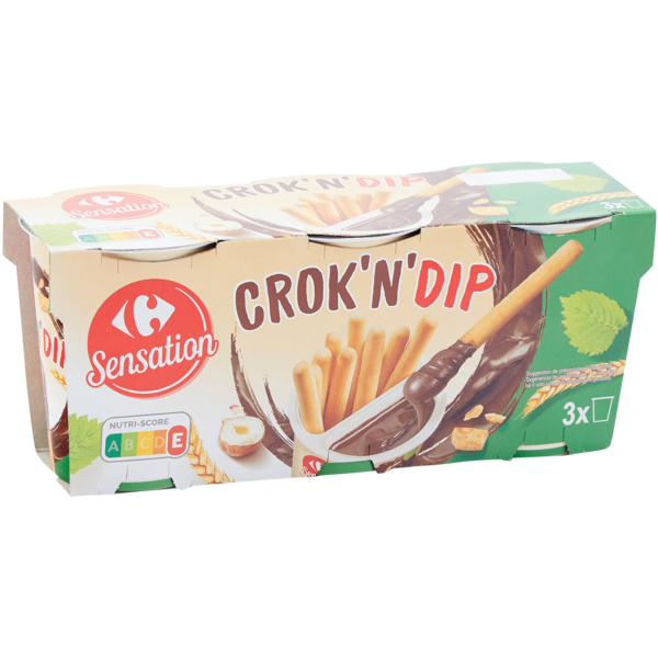 CARREFOUR SENSATION CROK'N'DIP  code EAN 3560071454807 