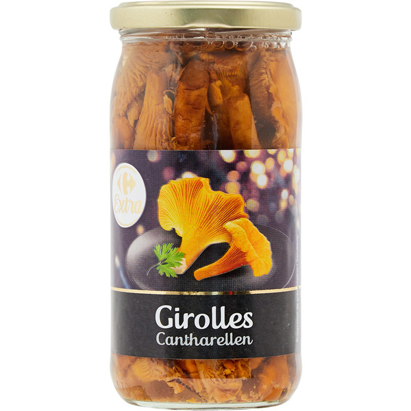 Girolles en bocal