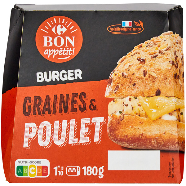 CARREFOUR BON APPÉTIT Burgers code EAN 3560071481360 