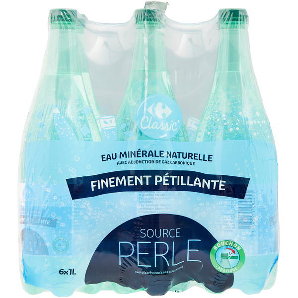 Eau minérale gazeuse