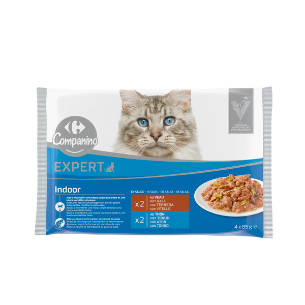 Pâtée pour chat en gelée