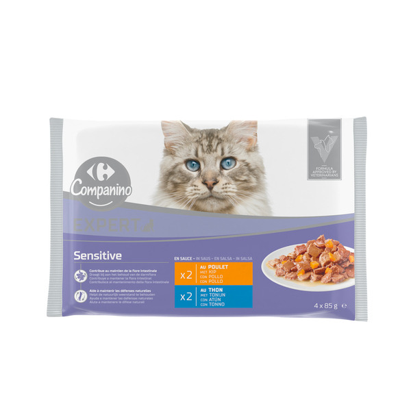 Bouchées repas pour chats