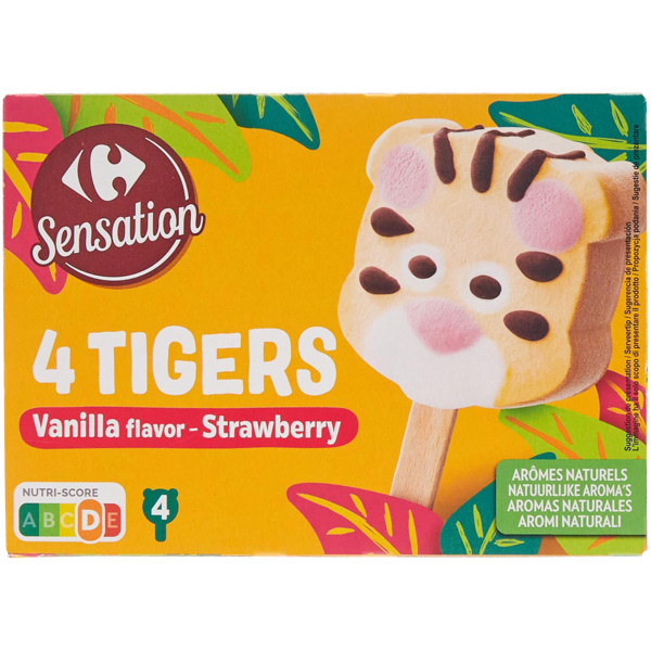 Batônnets de glaces Tigers