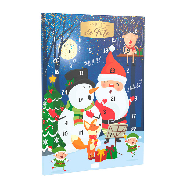 Calendrier de l'Avent Bonhomme de neige