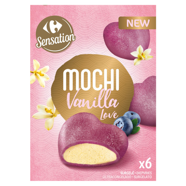 Mochis Coeur vanille 