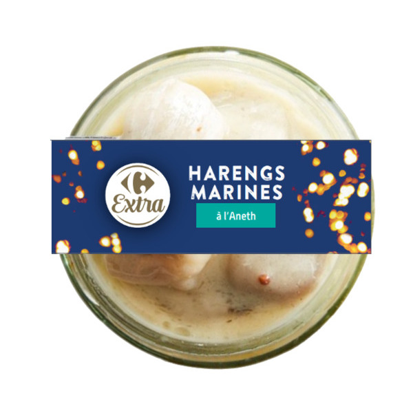 CARREFOUR EXTRA  Hareng mariné à l'aneth code EAN 3560071506346 