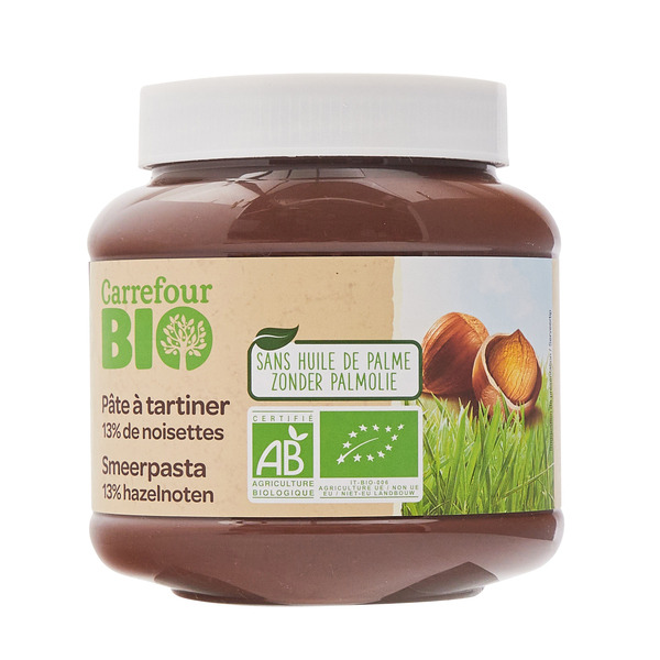 Pâte à tartiner bio