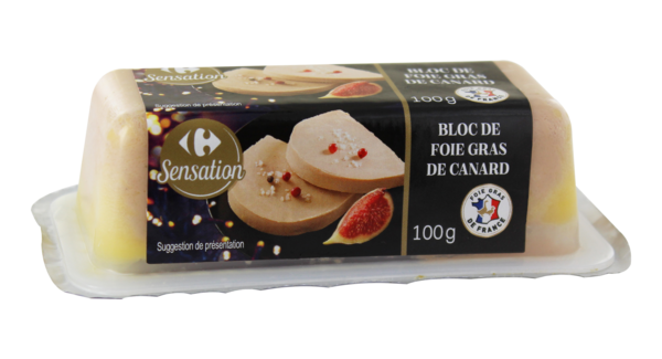 Bloc de foie gras de canard