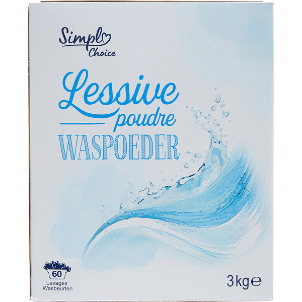 SIMPL Lessive en poudre code EAN 3560071512538 