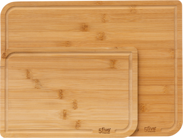 LOT DE 2 PLANCHES À DÉCOUPER EN BAMBOU 
