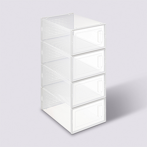 4 BOÎTES RANGE-CHAUSSURES