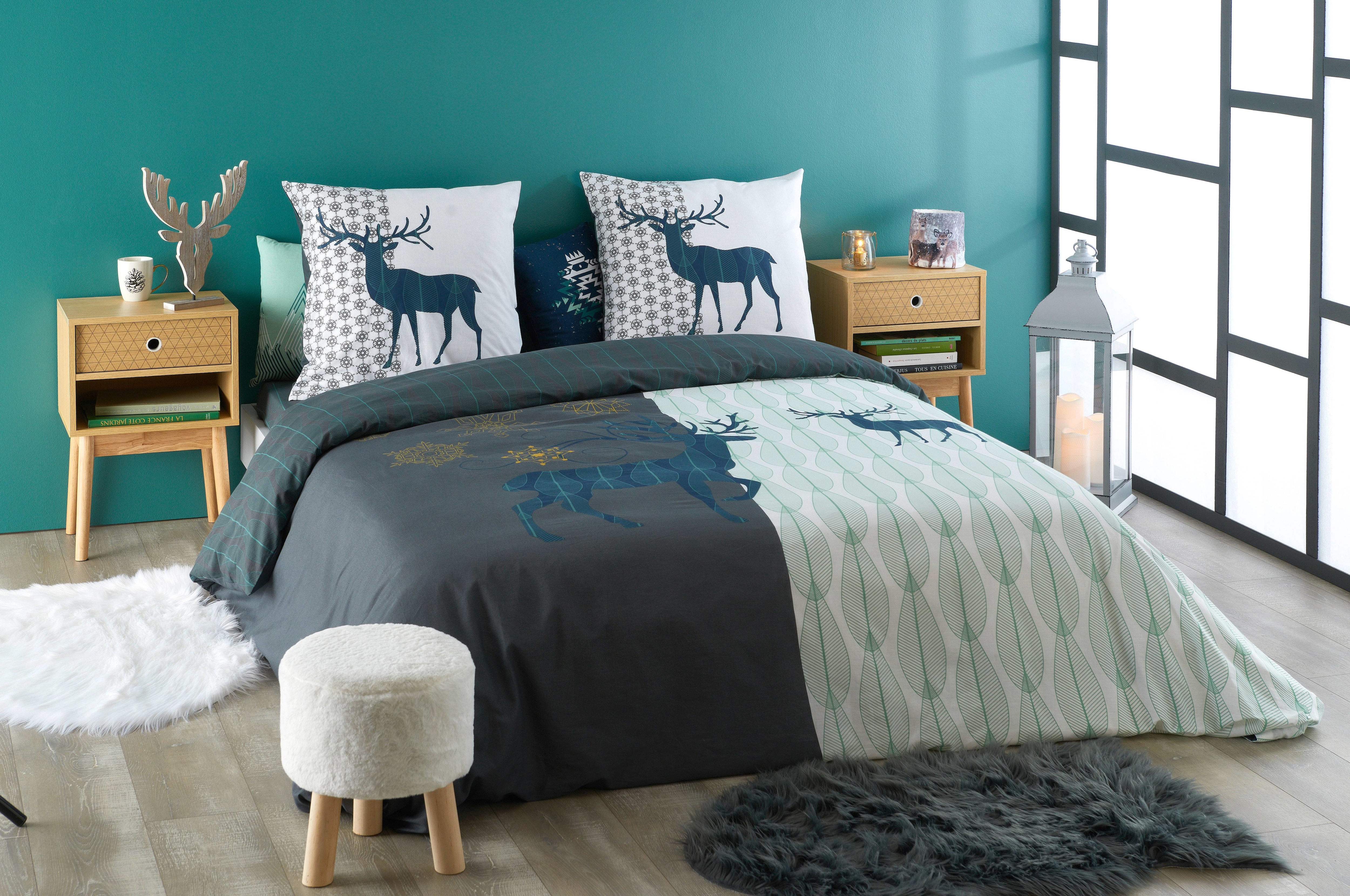 Déco en bois tête renne 3560234541382 (3560234541382)