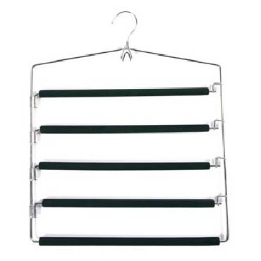 Cintre en metal porte 5 pantalons - mobea