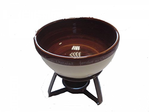 Art shopping - Service à fondue pour le chocolat en céramique avec 4 fourchettes 3560237160733 JJA Art shopping - Service à fondue pour le chocolat en céramique avec 4 fourchettes 3560237160733 JJA
