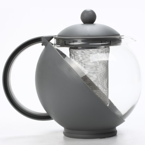 THEIERE AVEC FILTRE - GRIS