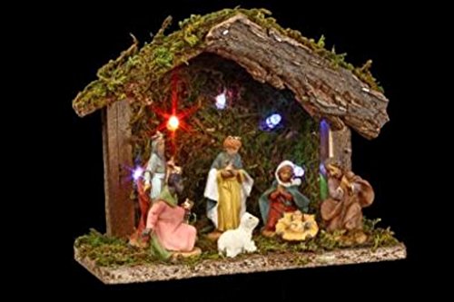 3 en 1 Ensemble de Noël : 1 crèche lumineuse + ...