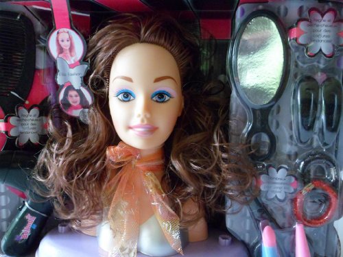 Tête à coiffer Cindy Fashion brune - 192730134B