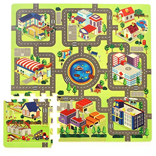 Tapis puzzle - circuit de route - 934740412