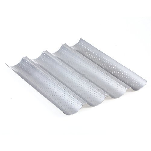 Plaque de cuisson moule pour 4 baguettes - Anti...