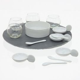 Set De Présentation Apéritif Tournant - 14 Pièc...