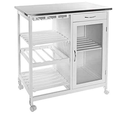 Meuble chariot de rangement desserte de cuisine...