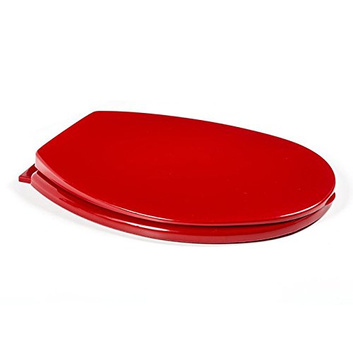 - abattant toilettes plastique rouge