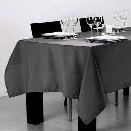 Nappe rectangulaire anti-tâche Gris foncé