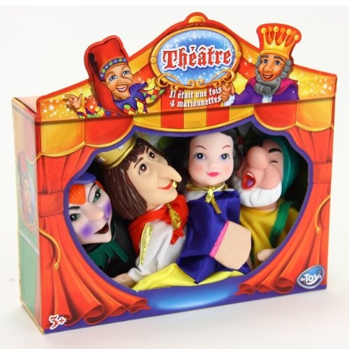Mon théâtre et mes 4 marionnettes Blanche-neige...