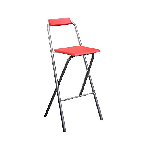 Chaise de bar pliante Louna rouge