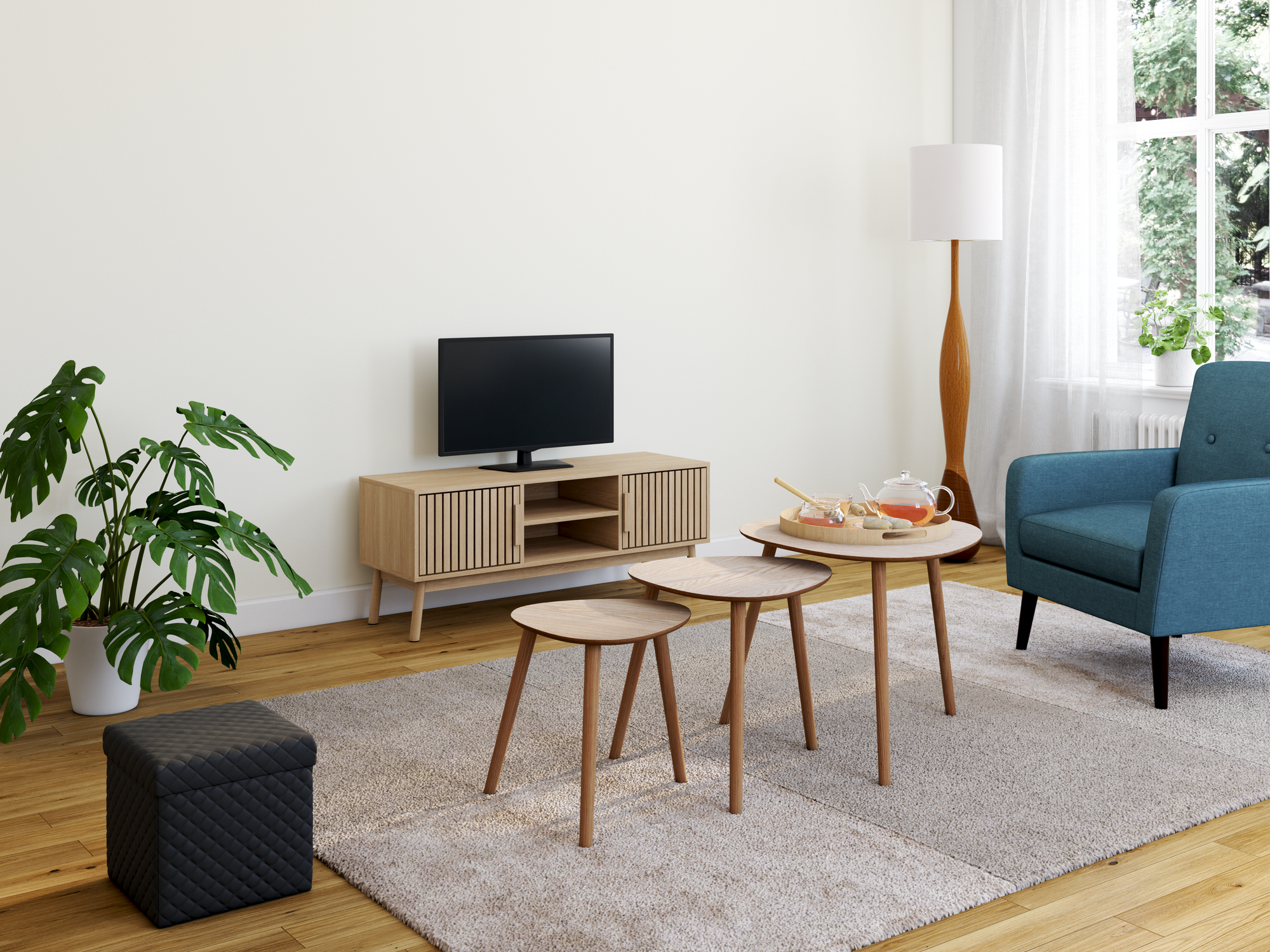 POUF PLIANT ET COFFRE 2 EN 1 VELOURS