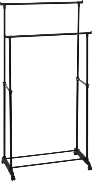 DOUBLE PORTANT À VÊTEMENTS 
