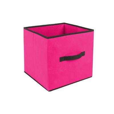 BOITE RANGEMENT 31X31 FRAMBOISE
