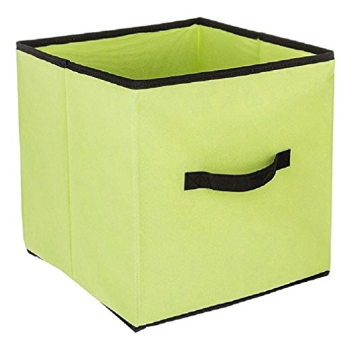 Atmosphera Boite cube de rangement vert 31x31cm code EAN 3560239225379 
