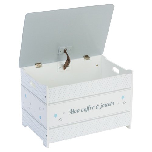 COFFRE A JOUETS GRIS