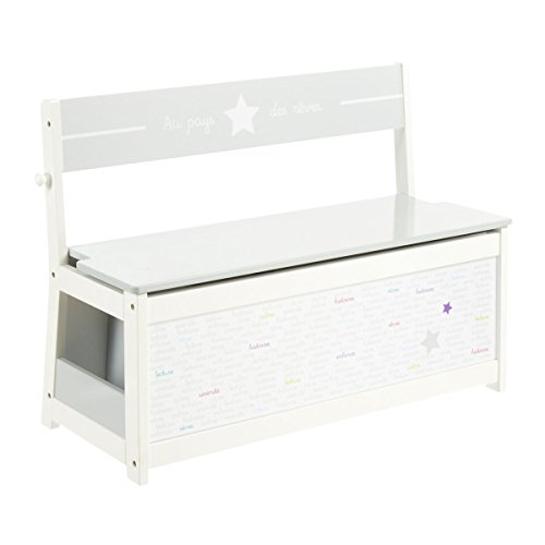Intérieur Discount BANC COFFRE A JOUET MIXTE 3560239245667 (3560239245667)