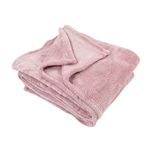 Plaid polaire (125 cm) Tendresse Rose