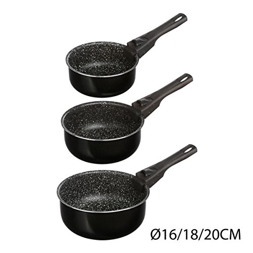 135112 set de 3 casseroles + poignée amovible p...