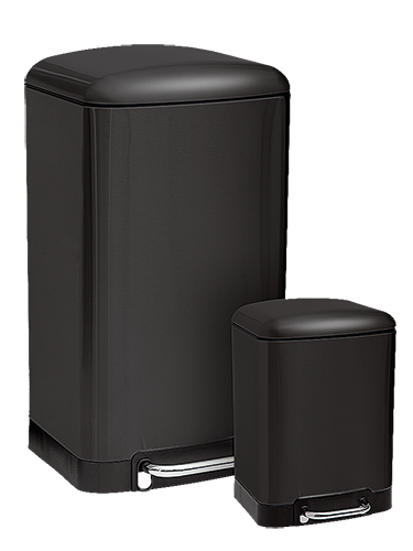 5FIVE POUBELLE EN MÉTAL 30 L NOIR “ARIANE” code EAN 3560239263944 