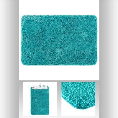 TAPIS MICROFIBRE 60X90 TURQUOISE