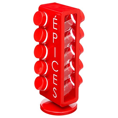 Présentoir à épices sur support rotatif et 10 p...
