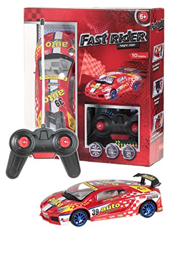 Voiture de rallye radiocomandée phares clignotants