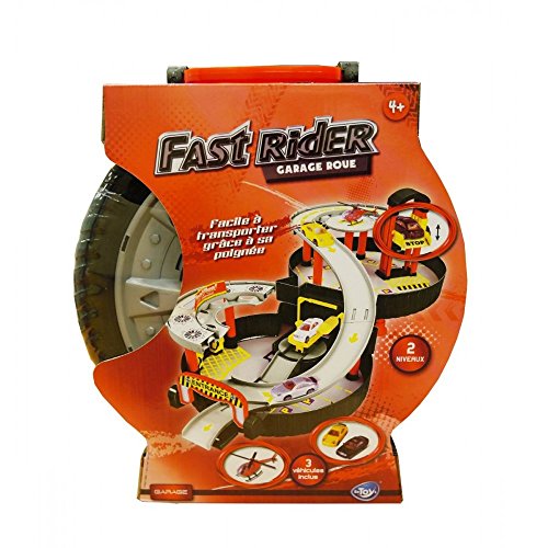 Garage transformable en roue + 2 voitures + 1 h...