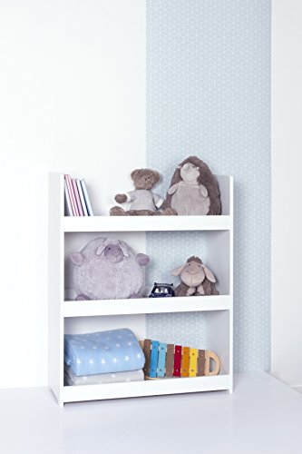 Etagère 3 niveaux en bois pour enfant - Blanc